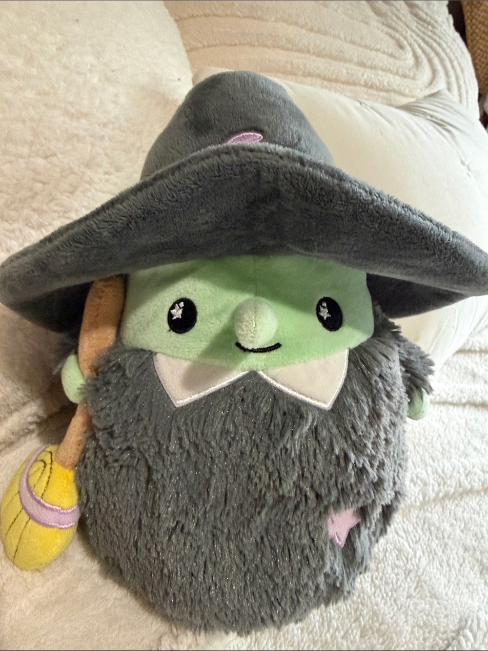 Plush Witch Wizard Squishable Soho, NYC - Gray & Mint Green